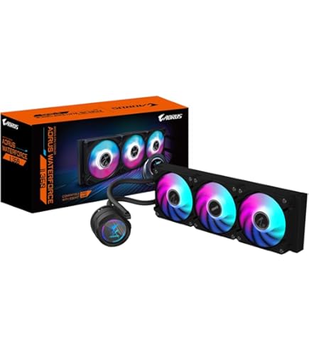 PC用ファン・クーラー GIGABYTE AORUS WATER FORCE II 360 ICE AORUS WATERFORCE X II 360 ICE Liquid CPU Cooler, 360mm